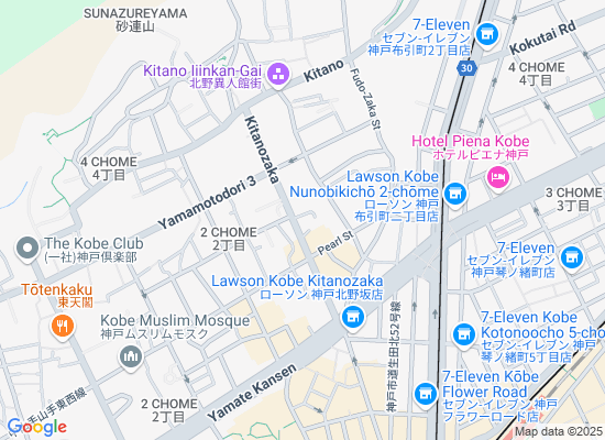Map of KITANOMAD 神戸市中央区山本通1-7-15